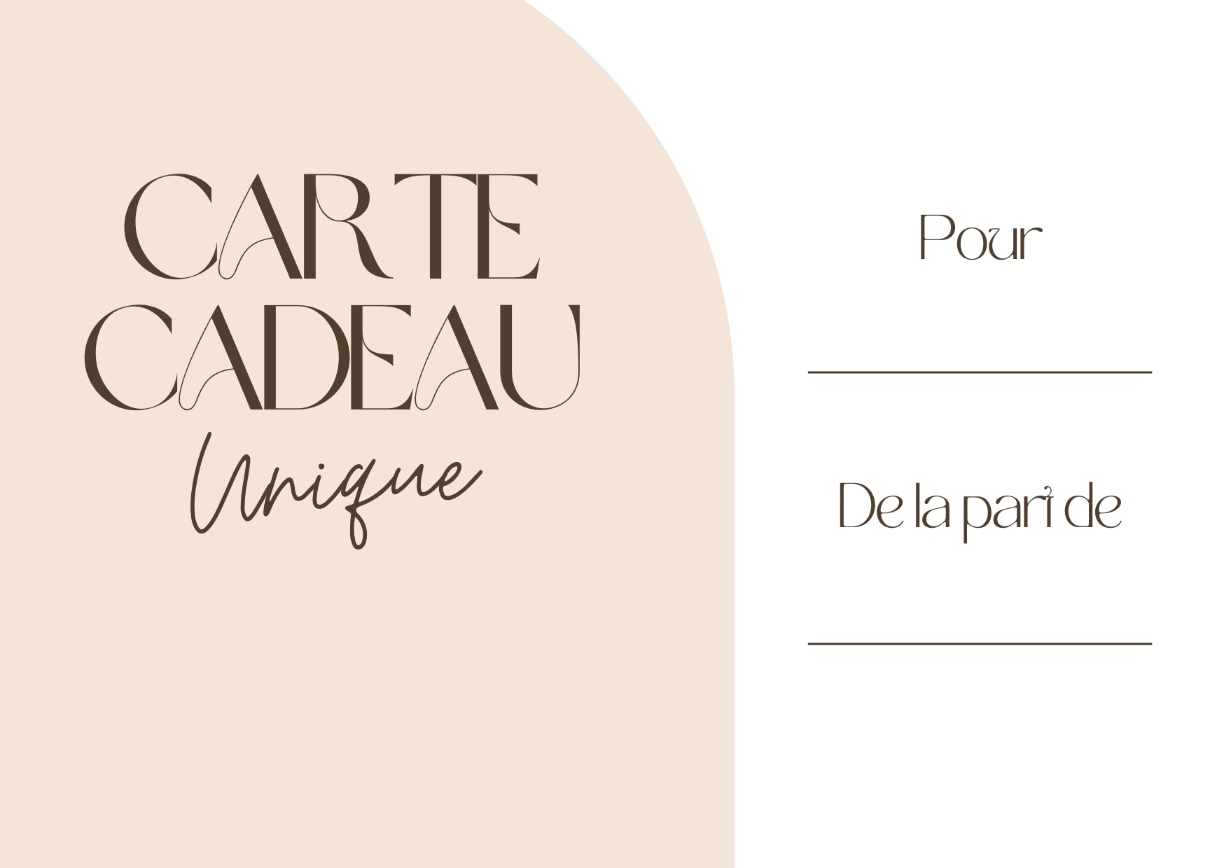 Carte cadeau – Les créas de Céline